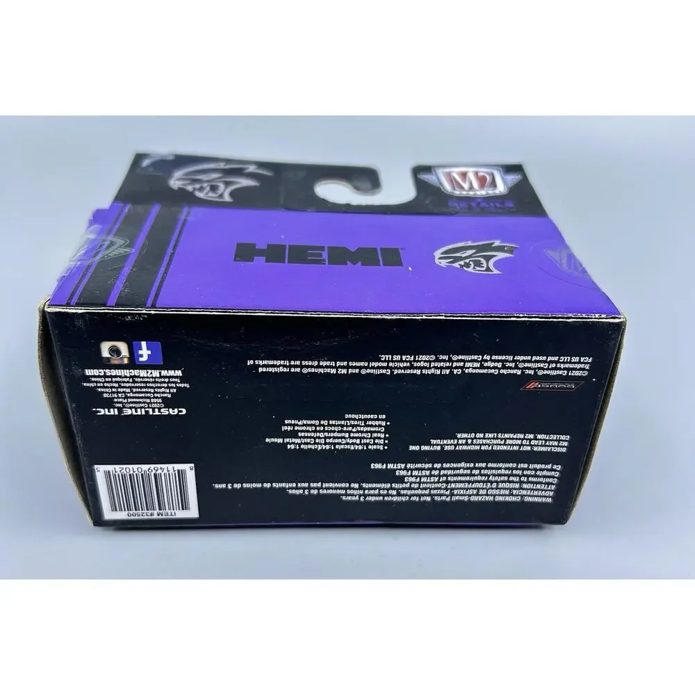 M2 Machines 1966 DODGE Charger HEMI S104 21-129 Purple 1:64 Diecast NIP
